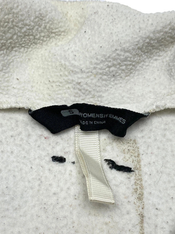 Cream the north face fleece jacket women's small