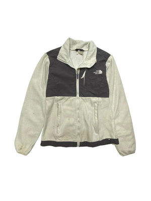 Cream the north face fleece jacket women's small