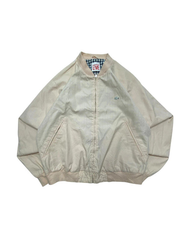 Pink lacoste l!ve bomber jacket women's xl