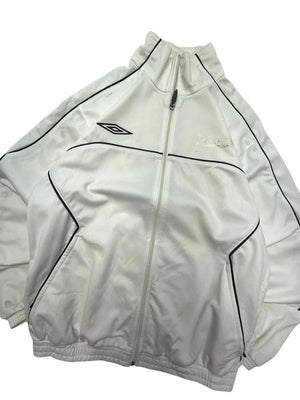 White umbro tracksuit jacket men's small