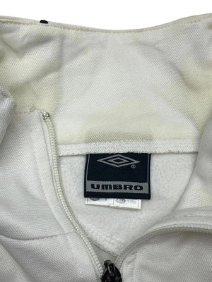 White umbro tracksuit jacket men's small
