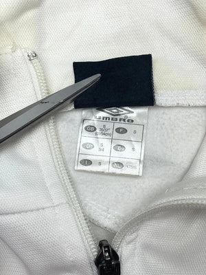 White umbro tracksuit jacket men's small