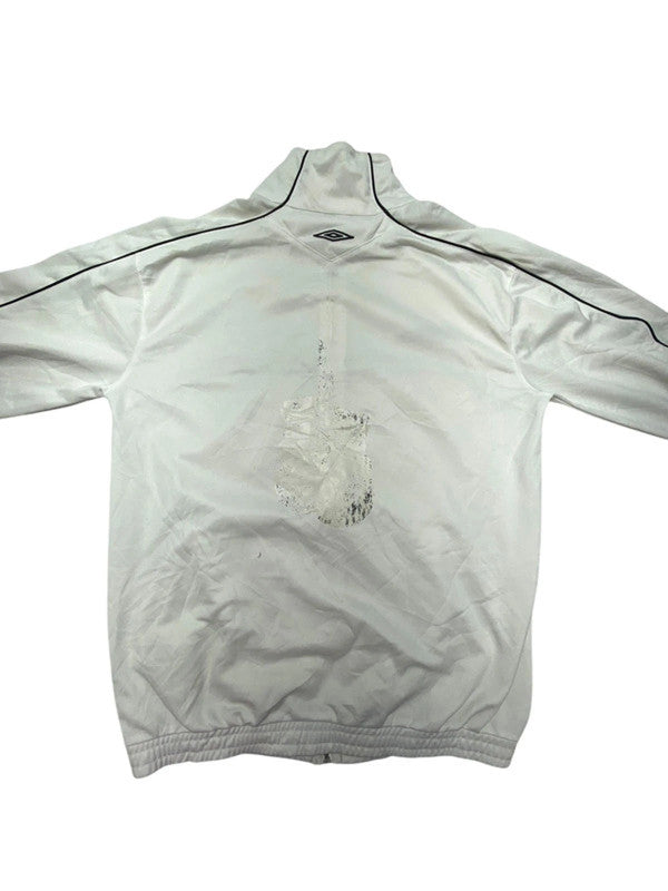 White umbro tracksuit jacket men's small
