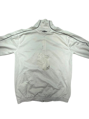 White umbro tracksuit jacket men's small