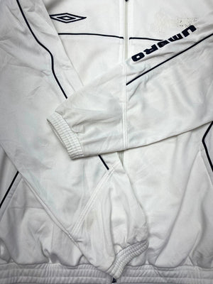 White umbro tracksuit jacket men's small