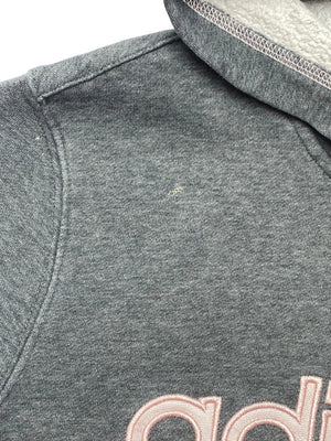 00s Grey Adidas Hoodie Men's Small