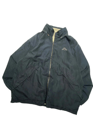 Black-beige kappa reverse jacket men's xl