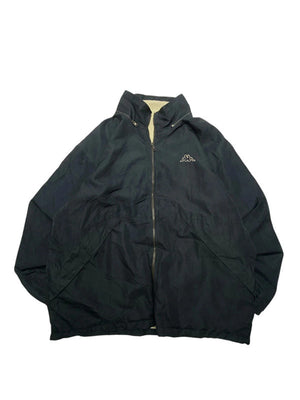 Black-beige kappa reverse jacket men's xl