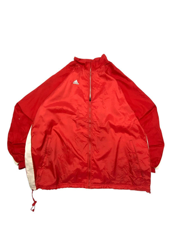 Vintage red adidas team windbreaker men's xxl