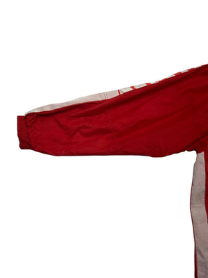 Vintage red adidas team windbreaker men's xxl