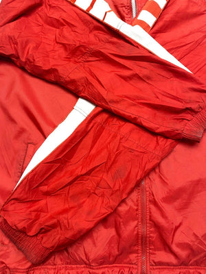 Vintage red adidas team windbreaker men's xxl