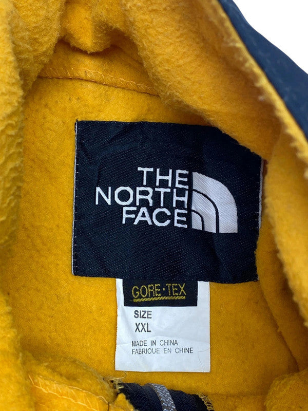 Yellow the north face fleece jacket men's xxl