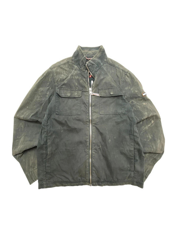Black tommy hilfiger workwear jacket men's medium