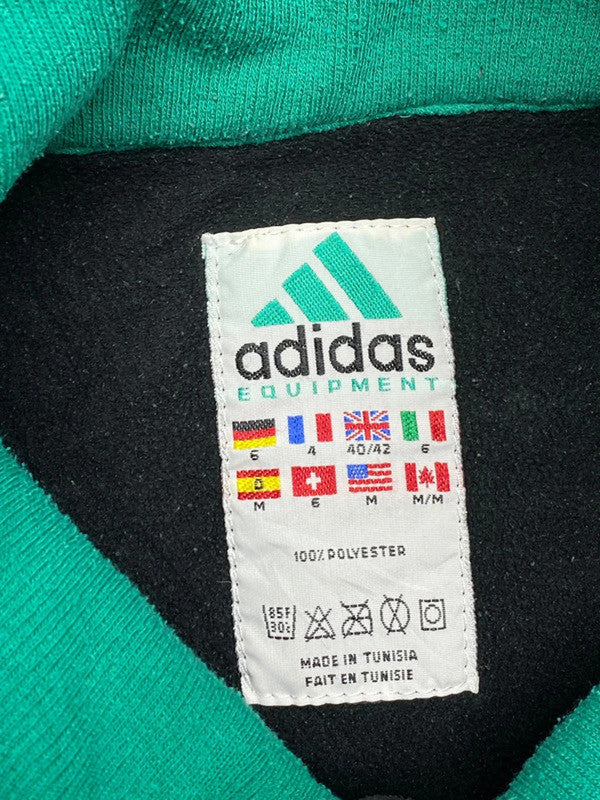 Grey adidas equipment half-zip fleece men's medium