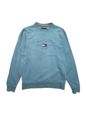 Blue tommy hilfiger sweatshirt men's small