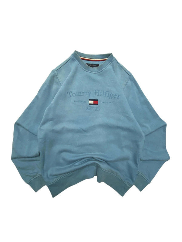 Blue tommy hilfiger sweatshirt men's small