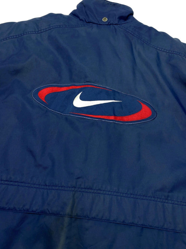 90s navy nike padded jacket men's xl