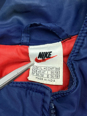90s navy nike padded jacket men's xl