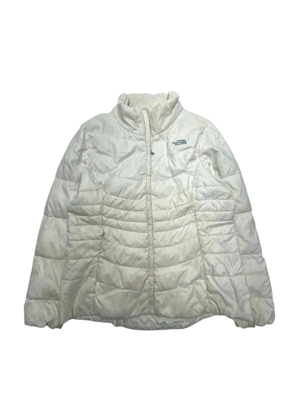 Cream the north face puffer jacket women's xl