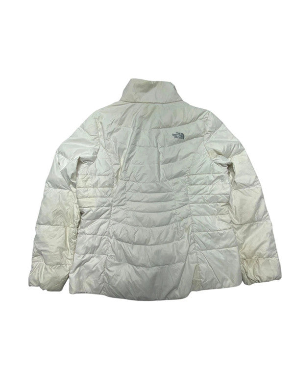 Cream the north face puffer jacket women's xl