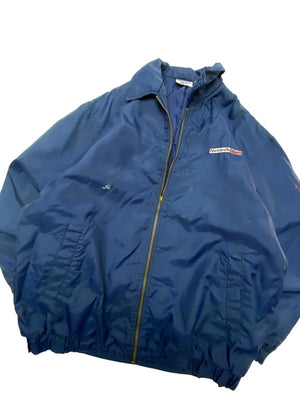 Blue Reebok Bomber Jacket Men's Medium