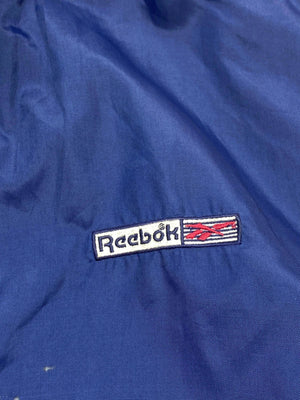 Blue Reebok Bomber Jacket Men's Medium