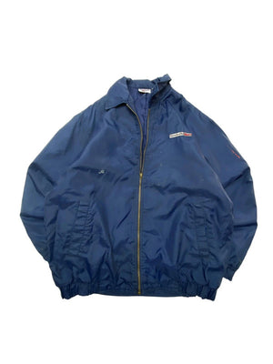 Blue Reebok Bomber Jacket Men's Medium