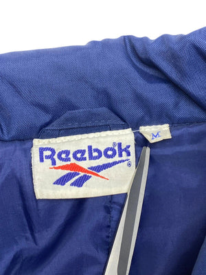 Blue Reebok Bomber Jacket Men's Medium