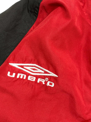 Red Umbro Embroidery Windbreaker Men's Small