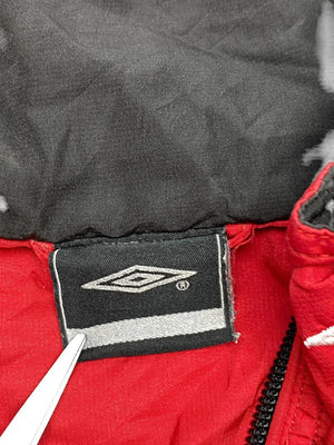 Red Umbro Embroidery Windbreaker Men's Small