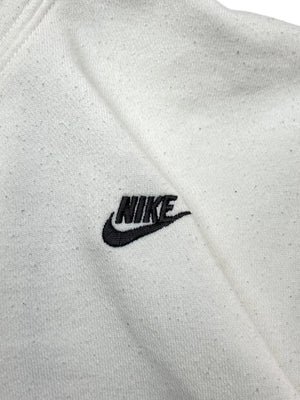 White Nike Zip-through Hoodie Women's Large
