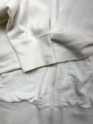 White Nike Zip-through Hoodie Women's Large