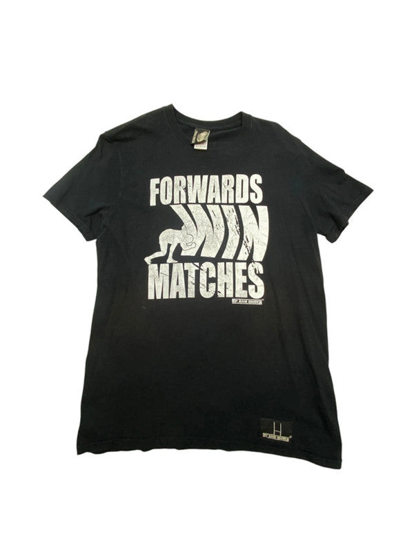 Black Up and Under Print T-shirt Men's Medium