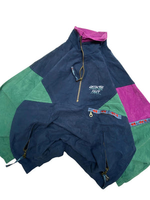 Multi-colour Half-zip Fleece Men's XL