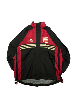 Vintage 90s Black Adidas Windbreaker Men's Large