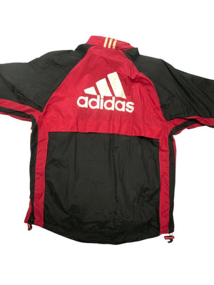 Vintage 90s Black Adidas Windbreaker Men's Large