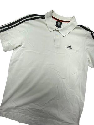 White Adidas Polo-shirt Men's Large