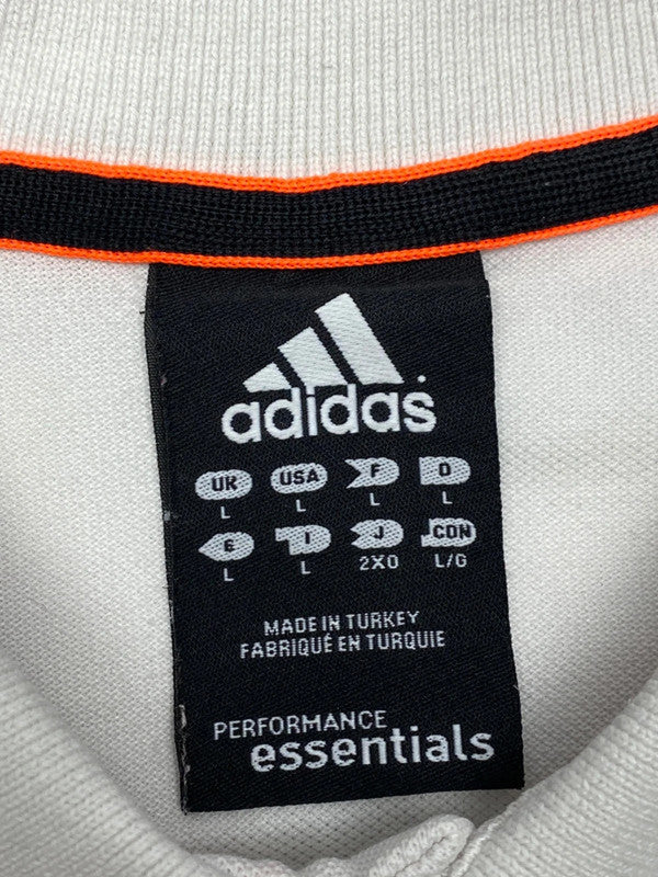 White Adidas Polo-shirt Men's Large