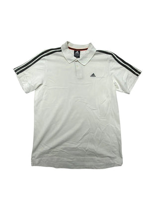 White Adidas Polo-shirt Men's Large