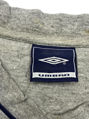 Grey Umbro V-neck t-shirt Men's Small