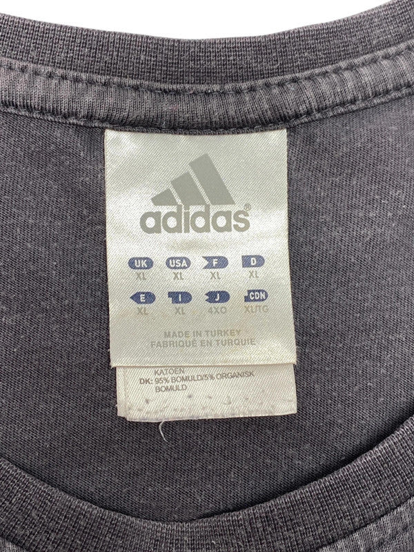 00s Grey Adidas Print T-shirt Men's XL