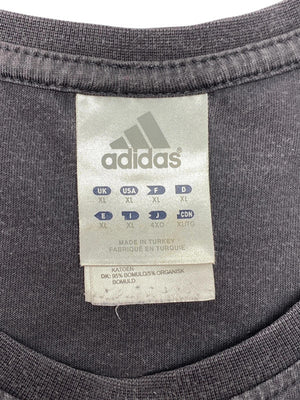 00s Grey Adidas Print T-shirt Men's XL
