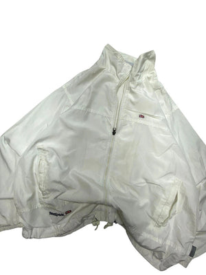 White Reebok Windbreaker Men's Large