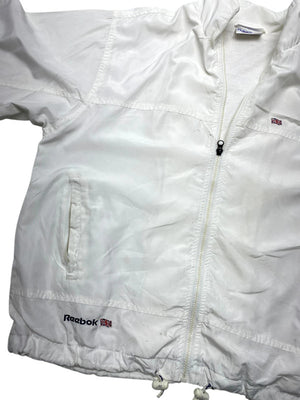 White Reebok Windbreaker Men's Large