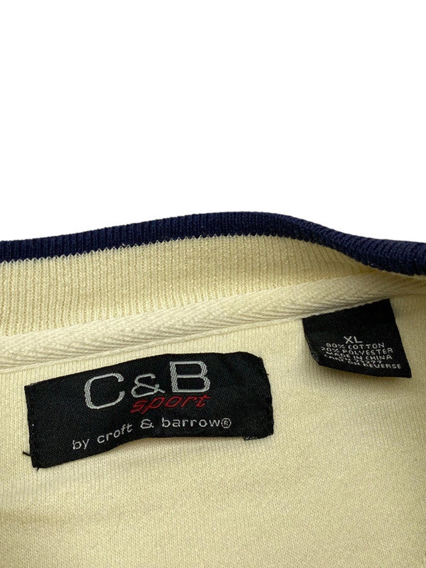 Beige C7B Embroidery Sweatshirt Men's XL