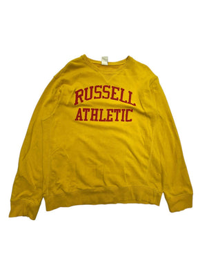 Yellow Russell Athletic Sweatshirt Men's XL