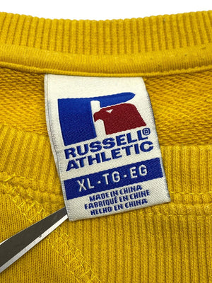Yellow Russell Athletic Sweatshirt Men's XL