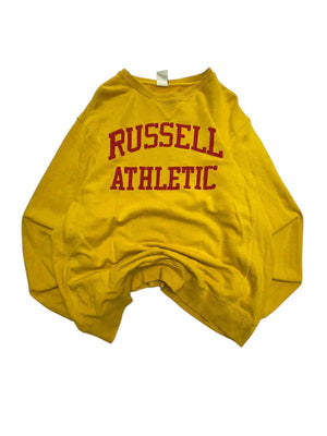 Yellow Russell Athletic Sweatshirt Men's XL