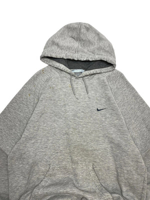 00s Grey Nike Hoodie Men's Medium