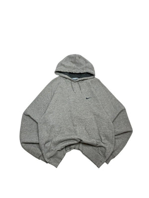 00s Grey Nike Hoodie Men's Medium